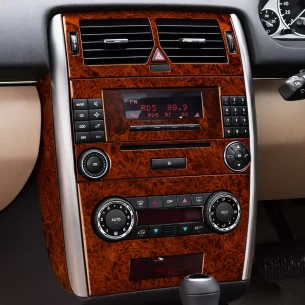 Mercedes A-Class W169 B-Class W245 07.2004 3D Interior Dashboard Trim Kit Dash Trim Dekor 10-Parts