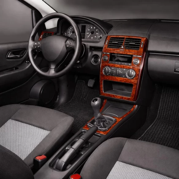 Mercedes A-Class W169 B-Class W245 07.2004 3D Interior Dashboard Trim Kit Dash Trim Dekor 11-Parts