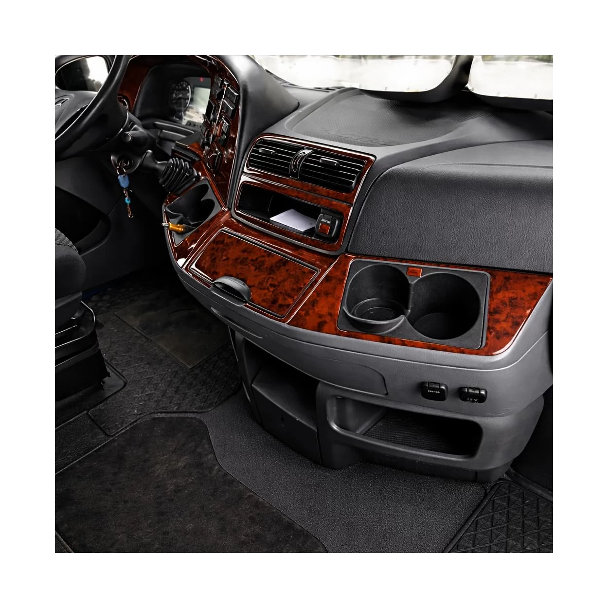 Mercedes Actros Full Set 04.03-08.11 3D Interior Dashboard Trim Kit Dash Trim Dekor 42-Parts