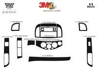 Nissan Micra 01.03 12.09 3D Interior Dashboard Trim Kit Dash Trim Dekor 11-Parts - 2 - Interior Dash Trim Kit Nissan Micra 01.03 12.09 3D Interior Dashboard Trim Kit Dash Trim Dekor 11-Parts - 2 - Interior Dash Trim Kit