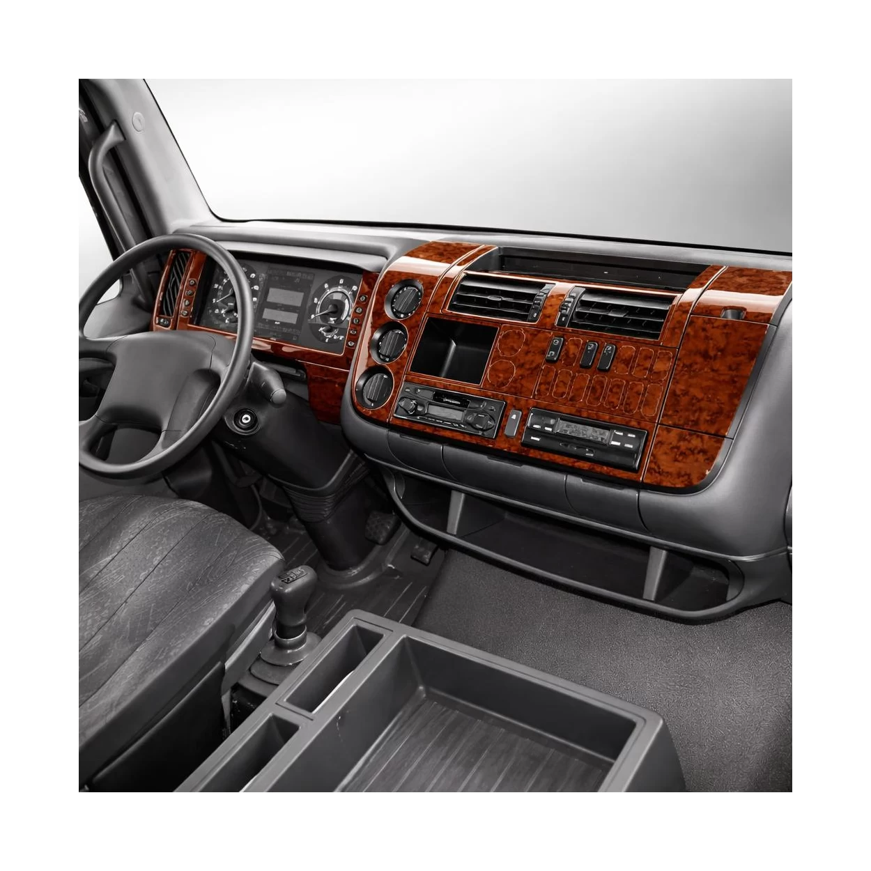 Mercedes Atego-Axor 12.01-10.04 3D Interior Dashboard Trim Kit Dash Trim Dekor 51-Parts