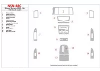Nissan Murano 2009-UP Full Set, LE model Interior BD Dash Trim Kit - 1 - Interior Dash Trim Kit Nissan Murano 2009-UP Full Set, LE model Interior BD Dash Trim Kit - 1 - Interior Dash Trim Kit