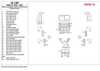 BMW X5 2000-2006 Without NAVI system, Manual Gearbox AC Control Interior BD Dash Trim Kit - 1 - Interior Dash Trim Kit BMW X5 2000-2006 Without NAVI system, Manual Gearbox AC Control Interior BD Dash Trim Kit - 1 - Interior Dash Trim Kit