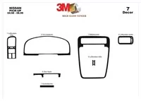Nissan Navara D22 Pick-up 04.98-08.99 3D Interior Dashboard Trim Kit Dash Trim Dekor 7-Parts - 2 - Interior Dash Trim Kit