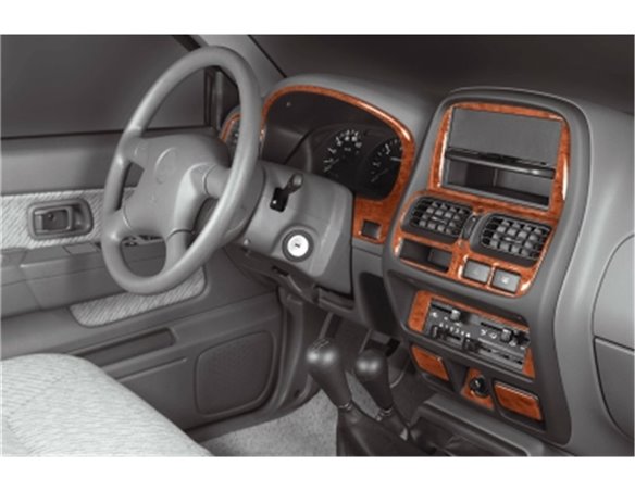 Ford Focus 2000-2002 Basic Set, Without Armrest, 2&4 Doors, 14 Parts set Interior BD Dash Trim Kit Car Tuning Interior Tuning In