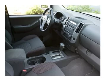 Nissan Navara D40 01.2010 3D Interior Dashboard Trim Kit Dash Trim Dekor 16-Parts - 1 - Interior Dash Trim Kit