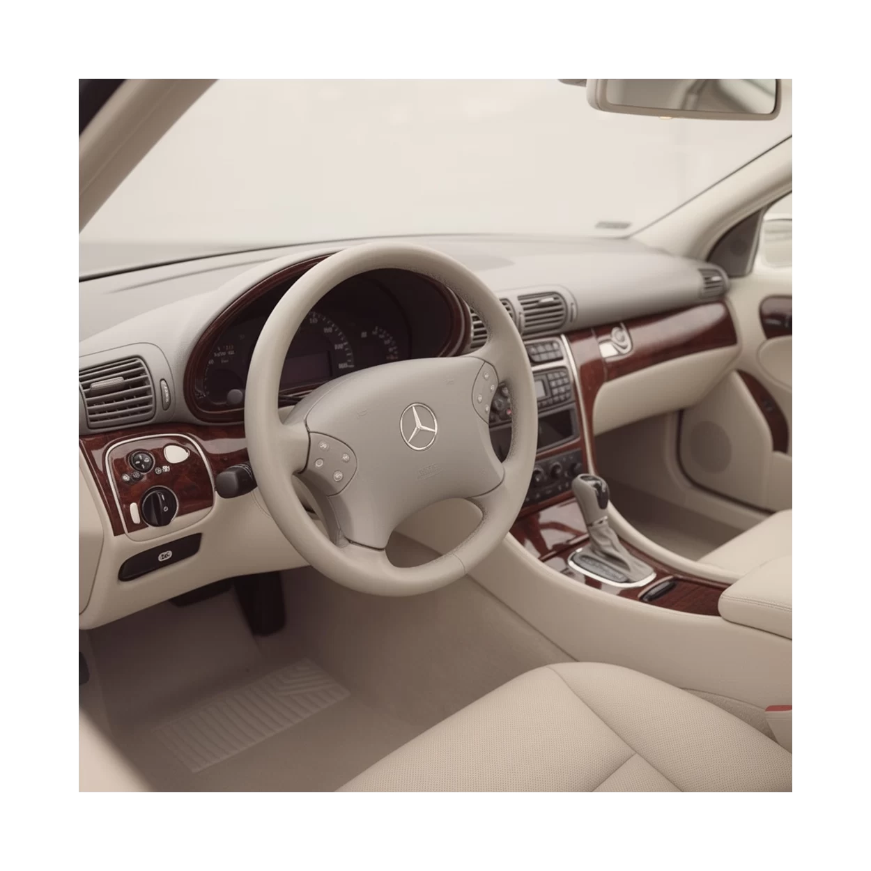 Mercedes Benz C Class 2001-2004 Basic Set, 2 Doors, OEM Compliance, With Power Seats Interior BD Dash Trim Kit