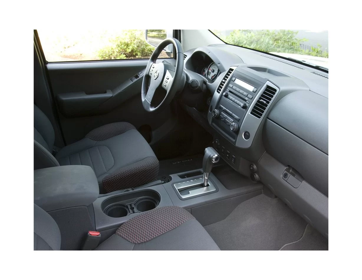 Nissan Navara D40 01.2010 3D Interior Dashboard Trim Kit Dash Trim Dekor 16-Parts - 1 - Interior Dash Trim Kit