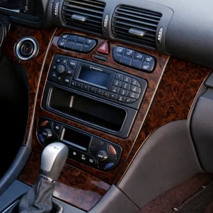 Mercedes Benz C Class 2001-2004 Full Set, 2 Doors, OEM Compliance, With Power Seats Interior BD Dash Trim Kit