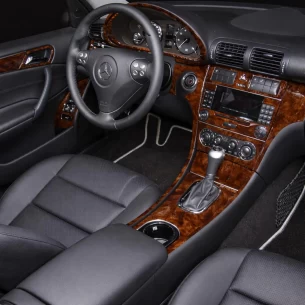 Mercedes Benz C Class 2005-2007 Full Set, 2 Doors Coupe Interior BD Dash Trim Kit