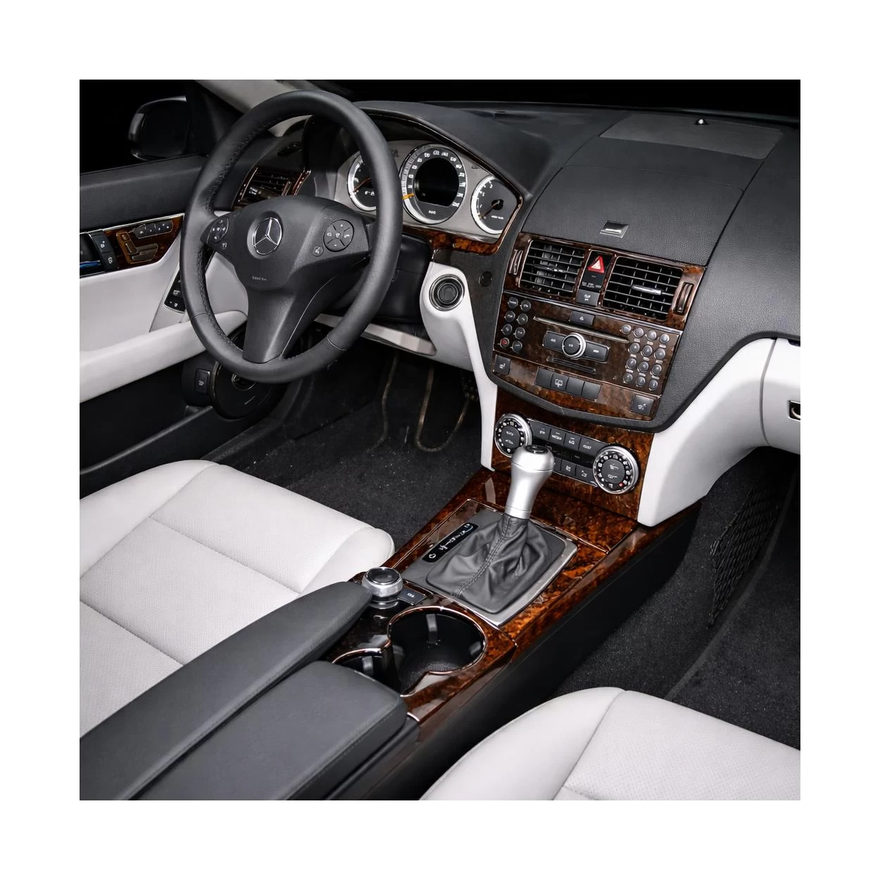 Mercedes Benz C Class 2008-UP Full Set Interior BD Dash Trim Kit