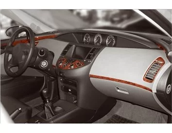 Nissan Primera 06.02-06.06 3D Interior Dashboard Trim Kit Dash Trim Dekor 12-Parts - 1 - Interior Dash Trim Kit