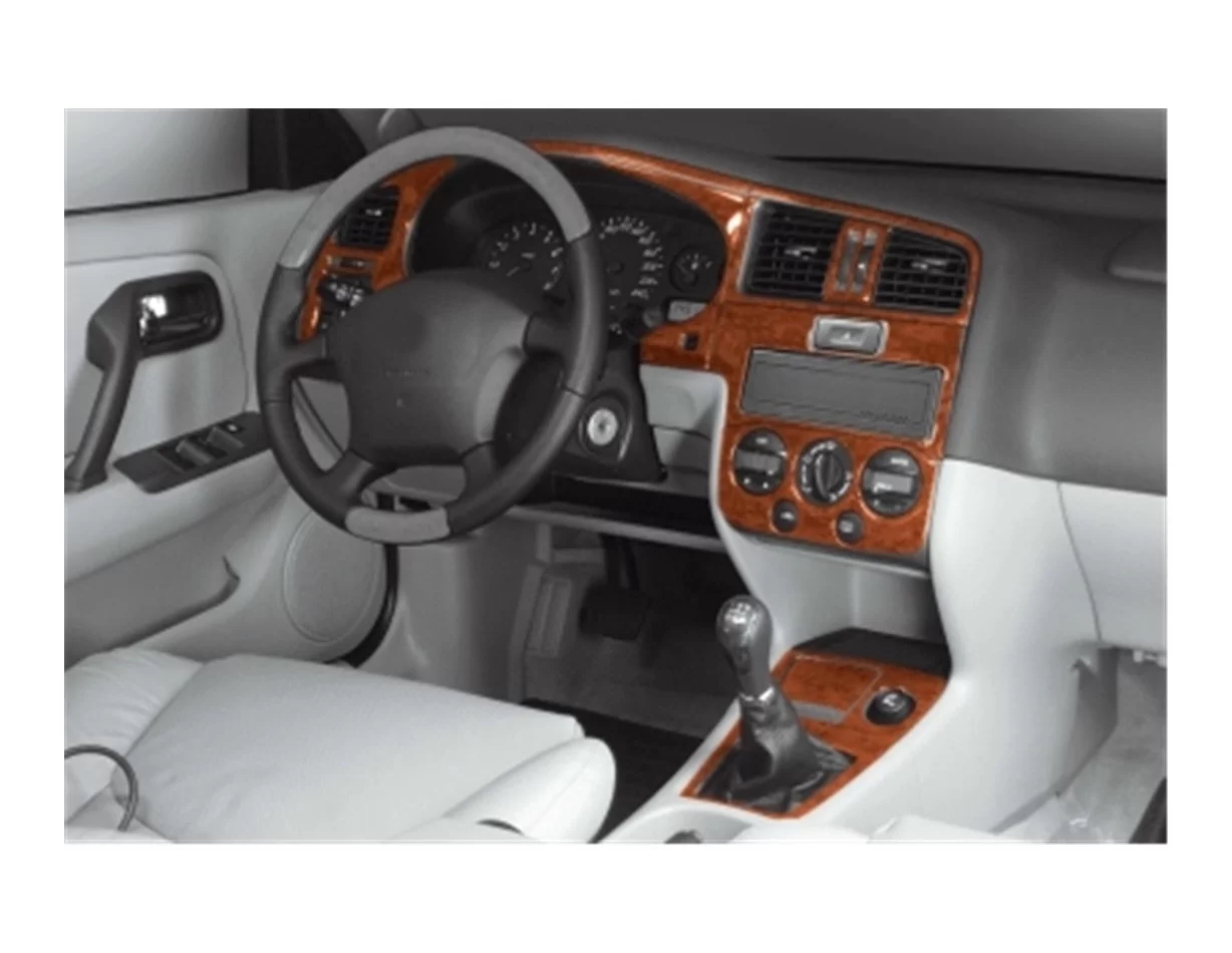 Nissan Primera 09.99-05.02 3D Interior Dashboard Trim Kit Dash Trim Dekor 12-Parts - 1 - Interior Dash Trim Kit