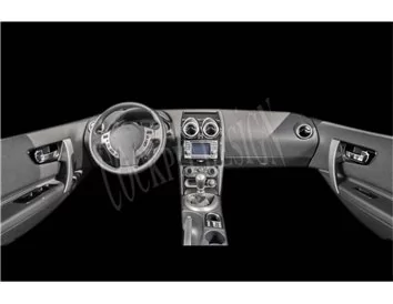 Nissan Qashqa? 01.2013 3D Interior Dashboard Trim Kit Dash Trim Dekor 21-Parts - 1 - Interior Dash Trim Kit