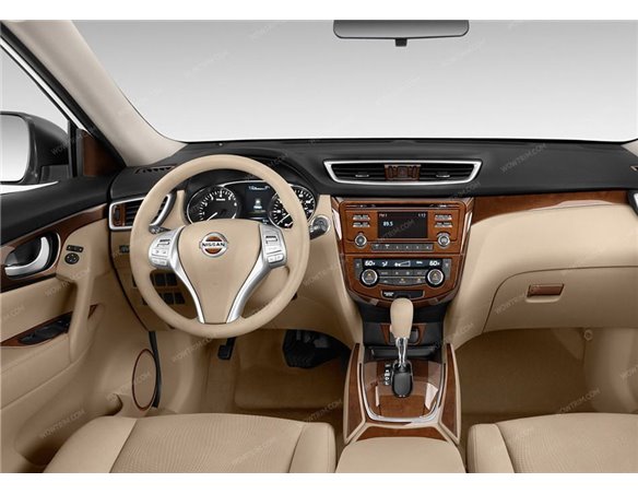 Honda Accord 2003-2007 Full Set, Automatic Gear, Automatic A/C, 2 Doors Interior BD Dash Trim Kit Car Tuning Interior Tuning In