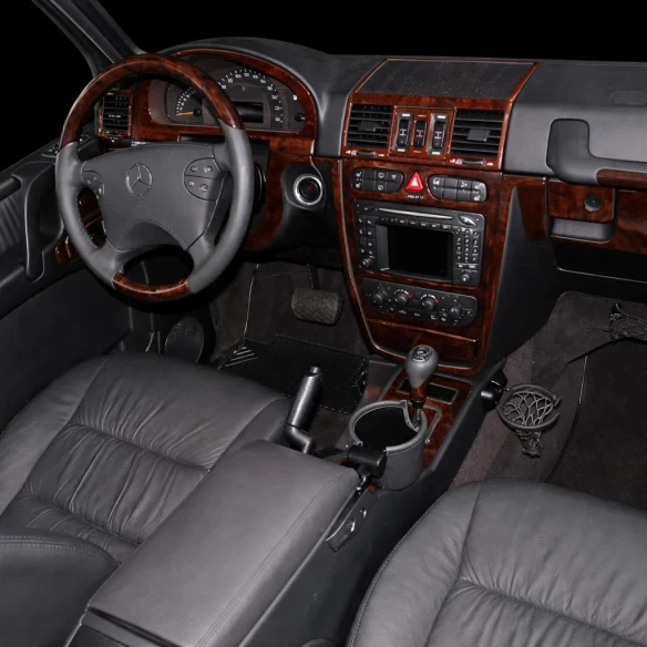 Mercedes Benz G Class 2002-UP Extra Doors Pieces, OEM Compliance, 4 Parts set Interior BD Dash Trim Kit
