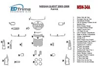 Nissan Quest 2003-2006 Full Set Interior BD Dash Trim Kit - 1 - Interior Dash Trim Kit Nissan Quest 2003-2006 Full Set Interior BD Dash Trim Kit - 1 - Interior Dash Trim Kit