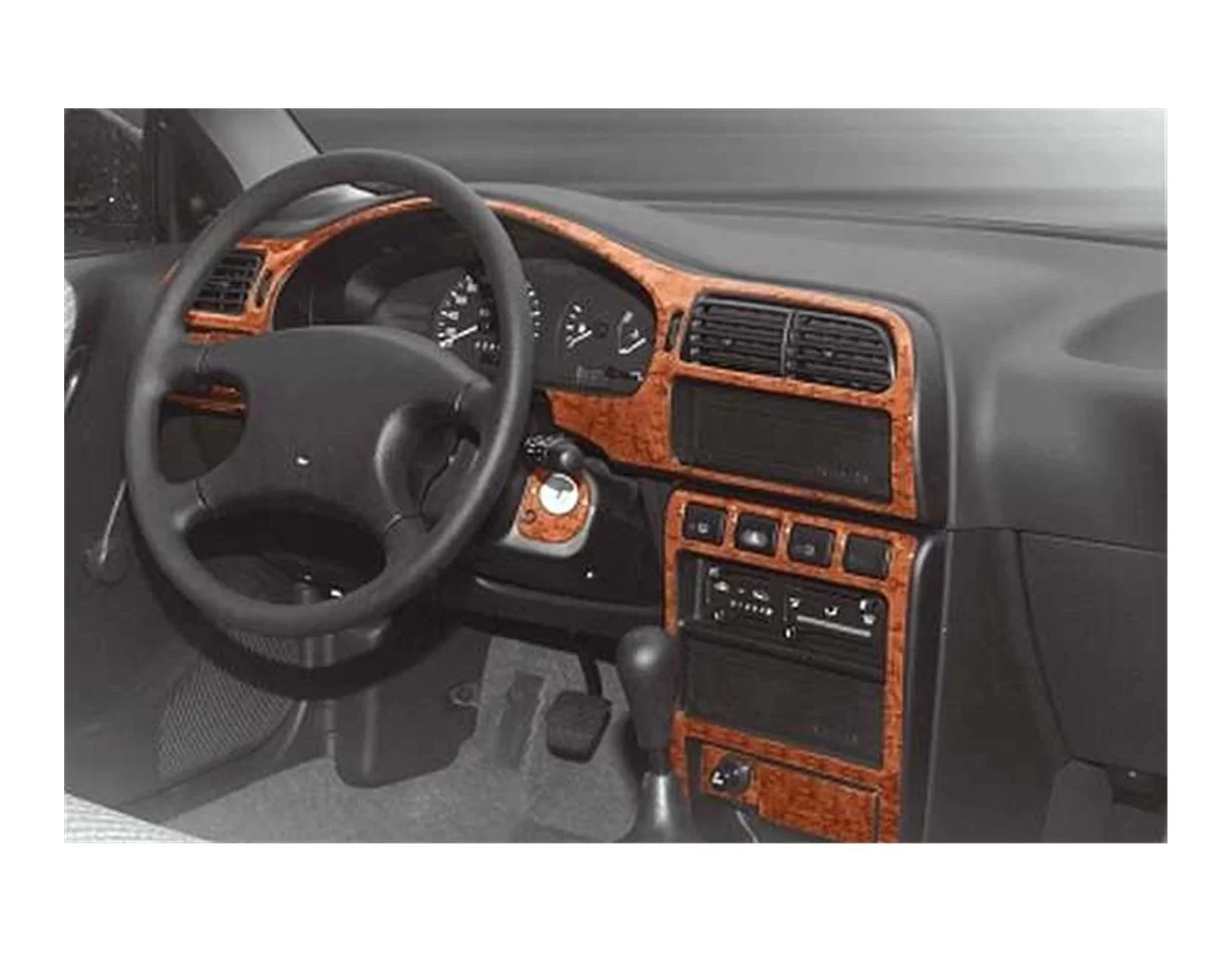Nissan Sunny 09.91-09.95 3D Interior Dashboard Trim Kit Dash Trim Dekor 12-Parts - 1 - Interior Dash Trim Kit