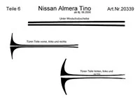 Nissan Tino 01.2000 3D Interior Dashboard Trim Kit Dash Trim Dekor 6-Parts - 2 - Interior Dash Trim Kit Nissan Tino 01.2000 3D Interior Dashboard Trim Kit Dash Trim Dekor 6-Parts - 2 - Interior Dash Trim Kit