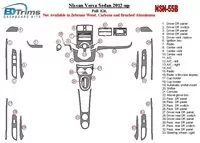 Nissan Versa 2012-UP Full Set Interior BD Dash Trim Kit - 1 - Interior Dash Trim Kit Nissan Versa 2012-UP Full Set Interior BD Dash Trim Kit - 1 - Interior Dash Trim Kit