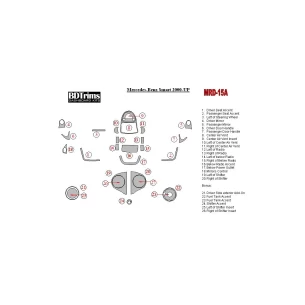 Mcc Smart Smart 1998-2007 Full Set, With Bonus Parts Interior BD Dash Trim Kit