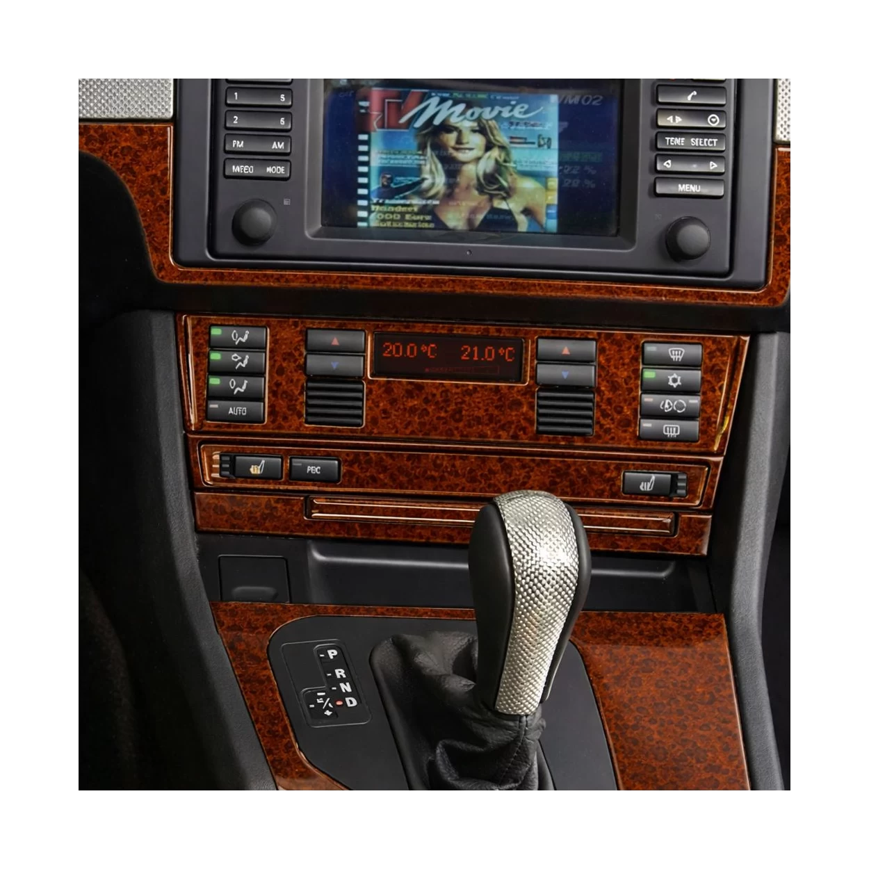 BMW 5-Series E39 1998-2003 With NAVI system, 36 Parts set Interior BD Dash Trim Kit