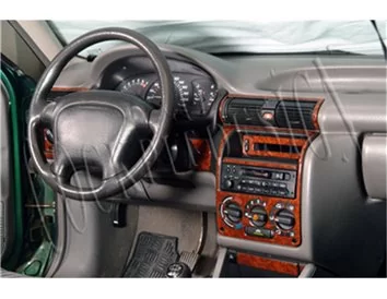 Opel Astra F 09.91-02.98 3D Interior Dashboard Trim Kit Dash Trim Dekor 16-Parts - 1 - Interior Dash Trim Kit