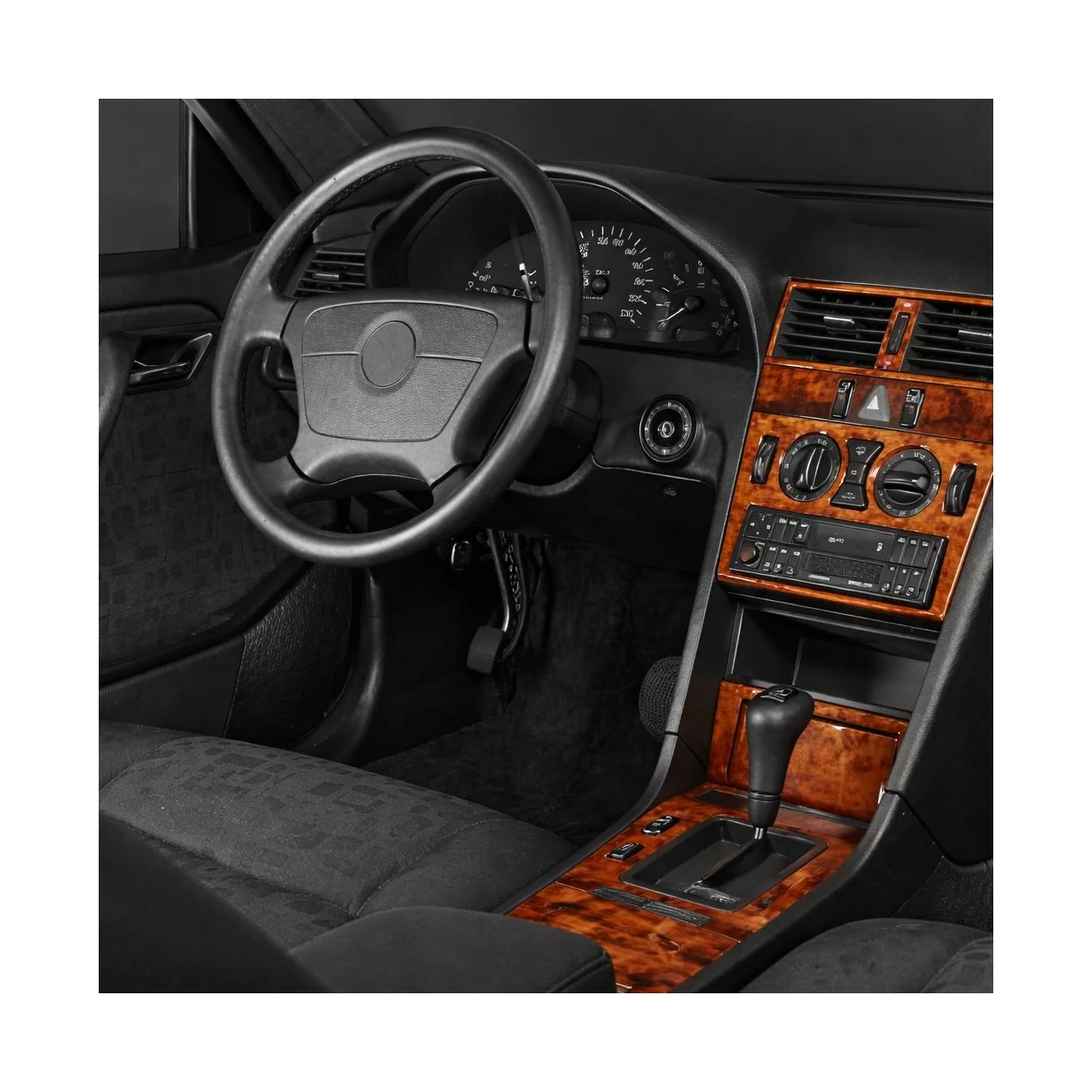 Mercedes C-Class W202 09.95-05.97 3D Interior Dashboard Trim Kit Dash Trim Dekor 12-Parts