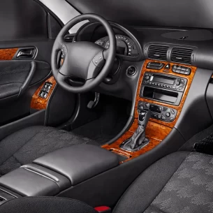 Mercedes C-Class W203 05.00-12.06 3D Interior Dashboard Trim Kit Dash Trim Dekor 16-Parts