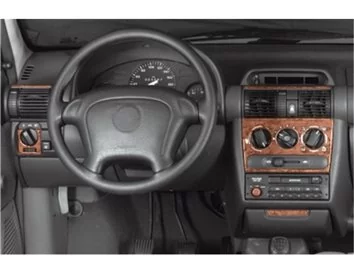Opel Corsa B-Tigra ­ Combo 01.93-10.00 3D Interior Dashboard Trim Kit Dash Trim Dekor 10-Parts - 1 - Interior Dash Trim Kit