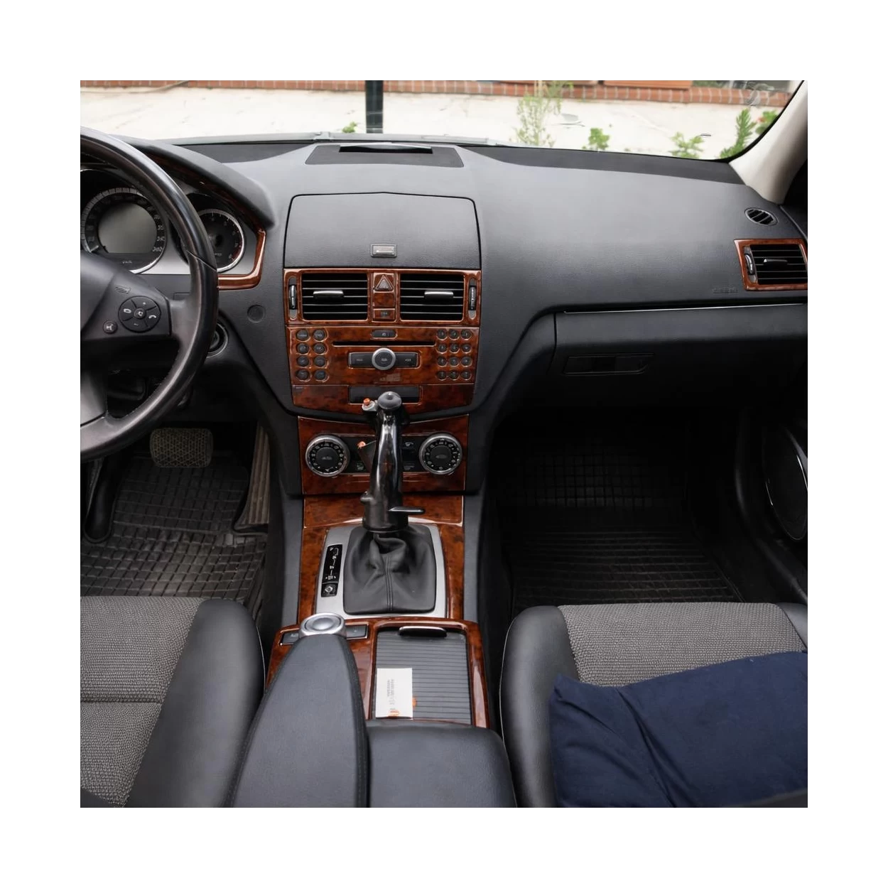 Mercedes C-Class W204 2007–2014 3D Interior Dashboard Trim Kit Dash Trim Dekor 46-Parts