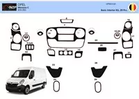 Opel Movano 01.2010 3D Interior Dashboard Trim Kit Dash Trim Dekor 29-Parts - 1 - Interior Dash Trim Kit Opel Movano 01.2010 3D Interior Dashboard Trim Kit Dash Trim Dekor 29-Parts - 1 - Interior Dash Trim Kit