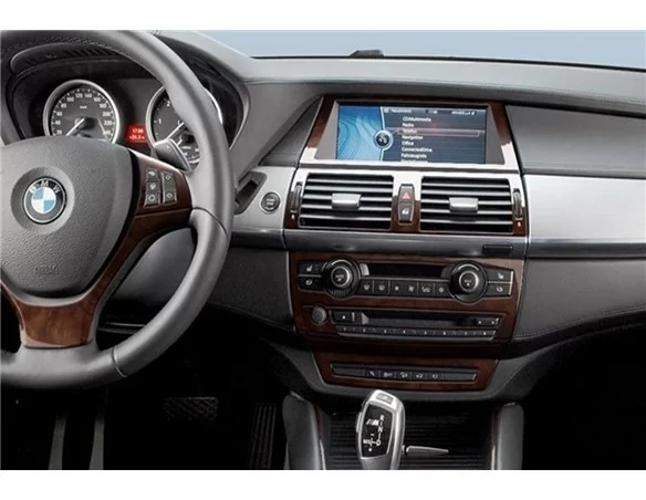 BMW X6 E71 2008-2014 3D Interior Dashboard Trim Kit Dash Trim Dekor 41-Parts - 1 - Interior Dash Trim Kit