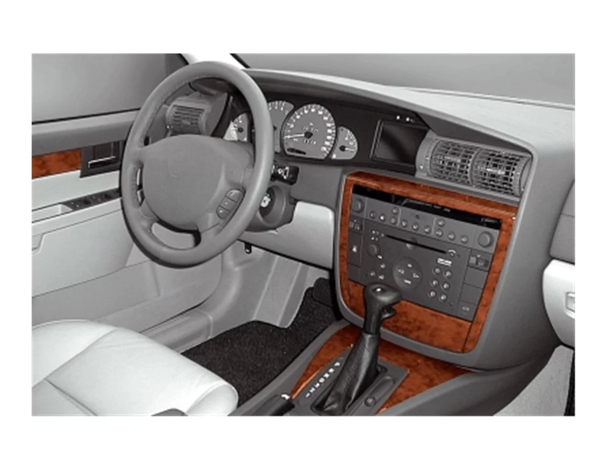 Opel Omega B2 09.99-12.03 3D Interior Dashboard Trim Kit Dash Trim Dekor 8-Parts - 1 - Interior Dash Trim Kit