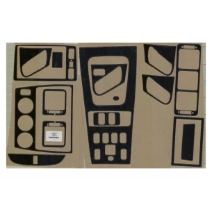 Mercedes ML-Class W163 01.2000 3D Interior Dashboard Trim Kit Dash Trim Dekor 15-Parts 2