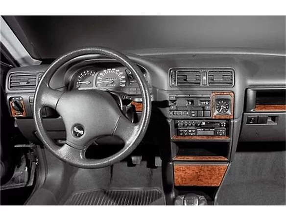 Opel Vectra A 09.87-07.95 3D Interior Dashboard Trim Kit Dash Trim Dekor 12-Parts - 1 - Interior Dash Trim Kit