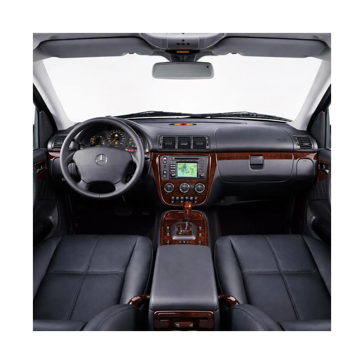 Mercedes ML-Class W163 01.2000 3D Interior Dashboard Trim Kit Dash Trim Dekor 21-Parts