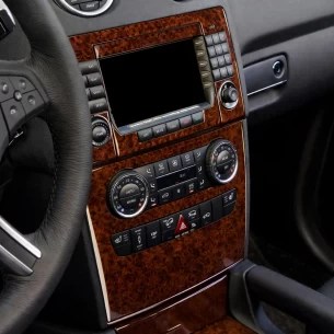 Mercedes ML-Class W164 2006-2011 3D Interior Dashboard Trim Kit Dash Trim Dekor 33-Parts