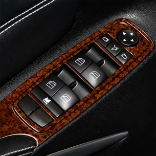 Mercedes ML-Class W164 2006-2011 3D Interior Dashboard Trim Kit Dash Trim Dekor 33-Parts