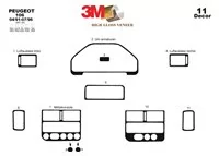 Peugeot 106 04.91-07.96 3D Interior Dashboard Trim Kit Dash Trim Dekor 12-Parts - 2 - Interior Dash Trim Kit Peugeot 106 04.91-07.96 3D Interior Dashboard Trim Kit Dash Trim Dekor 12-Parts - 2 - Interior Dash Trim Kit