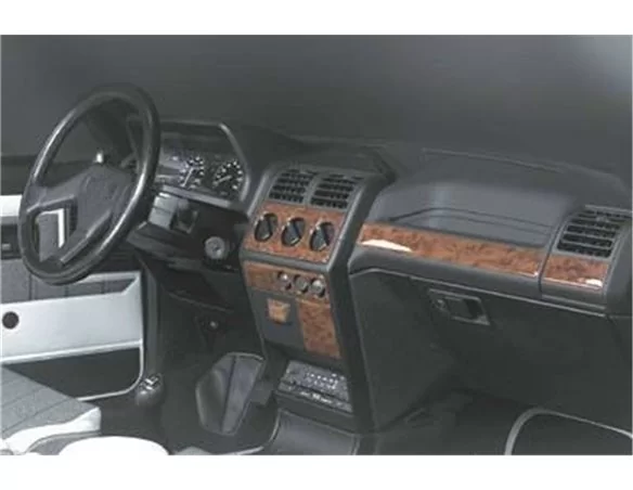 Peugeot 205 10.90-09.95 3D Interior Dashboard Trim Kit Dash Trim Dekor 11-Parts - 1 - Interior Dash Trim Kit