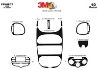 Peugeot 206 10.01-01.10 3D Interior Dashboard Trim Kit Dash Trim Dekor 10-Parts - 2 - Interior Dash Trim Kit Peugeot 206 10.01-01.10 3D Interior Dashboard Trim Kit Dash Trim Dekor 10-Parts - 2 - Interior Dash Trim Kit