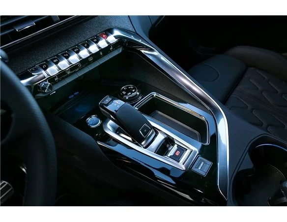 Peugeot 3008 2009–2016 3D Interior Dashboard Trim Kit Dash Trim Dekor 11-Parts - 1 - Interior Dash Trim Kit