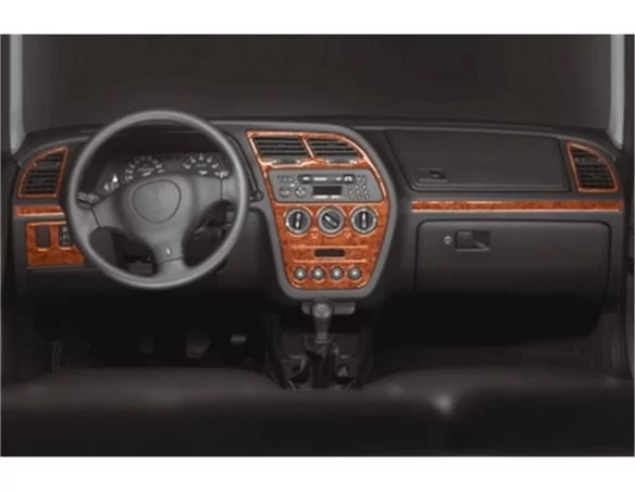 Peugeot 306 03.93-04.97 3D Interior Dashboard Trim Kit Dash Trim Dekor 13-Parts - 1 - Interior Dash Trim Kit