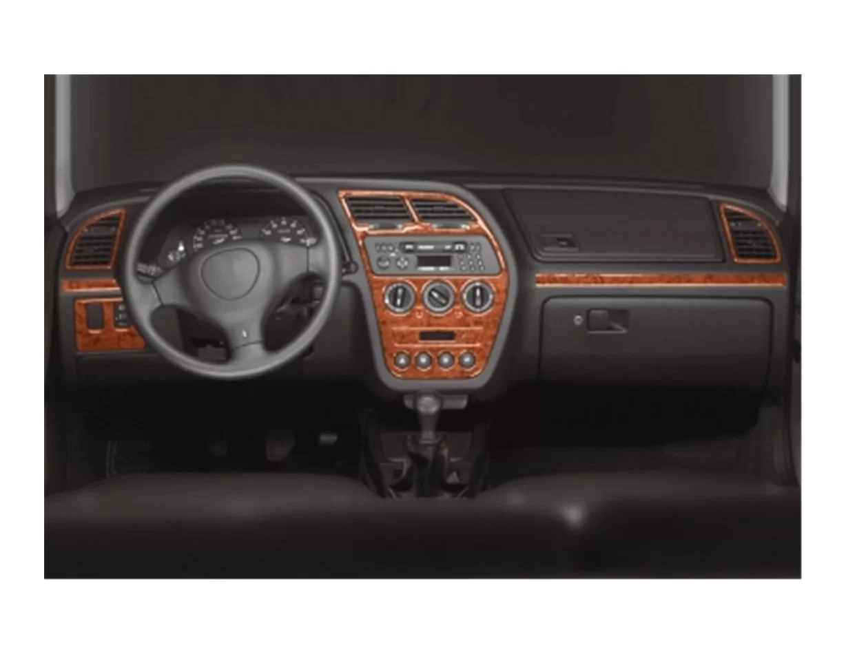 Peugeot 306 03.93-04.97 3D Interior Dashboard Trim Kit Dash Trim Dekor 13-Parts - 1 - Interior Dash Trim Kit
