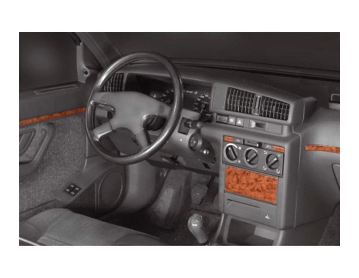 Peugeot 405 05.86-09.92 3D Interior Dashboard Trim Kit Dash Trim Dekor 12-Parts - 1 - Interior Dash Trim Kit