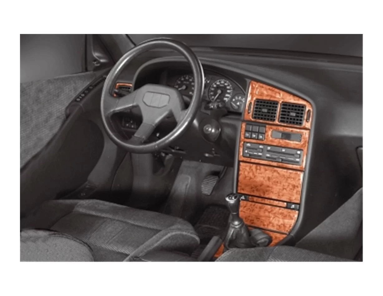 Peugeot 405 09.92-06.95 3D Interior Dashboard Trim Kit Dash Trim Dekor 9-Parts - 1 - Interior Dash Trim Kit