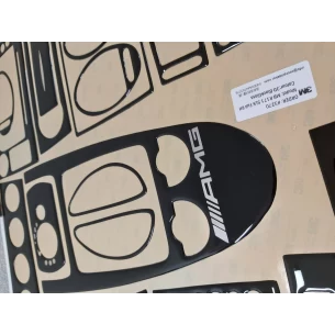 Mercedes SLK (R171) 2004-2010 3D Interior Dashboard Trim Kit Dash Trim Dekor 18-Parts