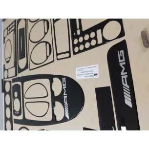 Mercedes SLK (R171) 2004-2010 3D Interior Dashboard Trim Kit Dash Trim Dekor 18-Parts