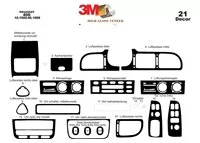 Peugeot 406 10.95-05.99 3D Interior Dashboard Trim Kit Dash Trim Dekor 21-Parts - 2 - Interior Dash Trim Kit Peugeot 406 10.95-05.99 3D Interior Dashboard Trim Kit Dash Trim Dekor 21-Parts - 2 - Interior Dash Trim Kit